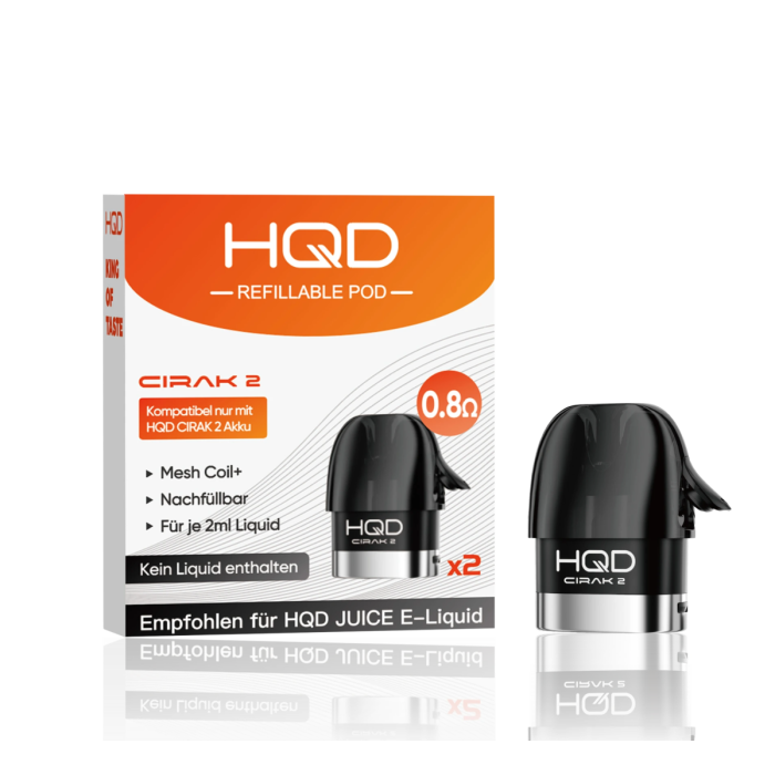 HQD Leerpod - 0,8 Ohm (2 St&uuml;ck)