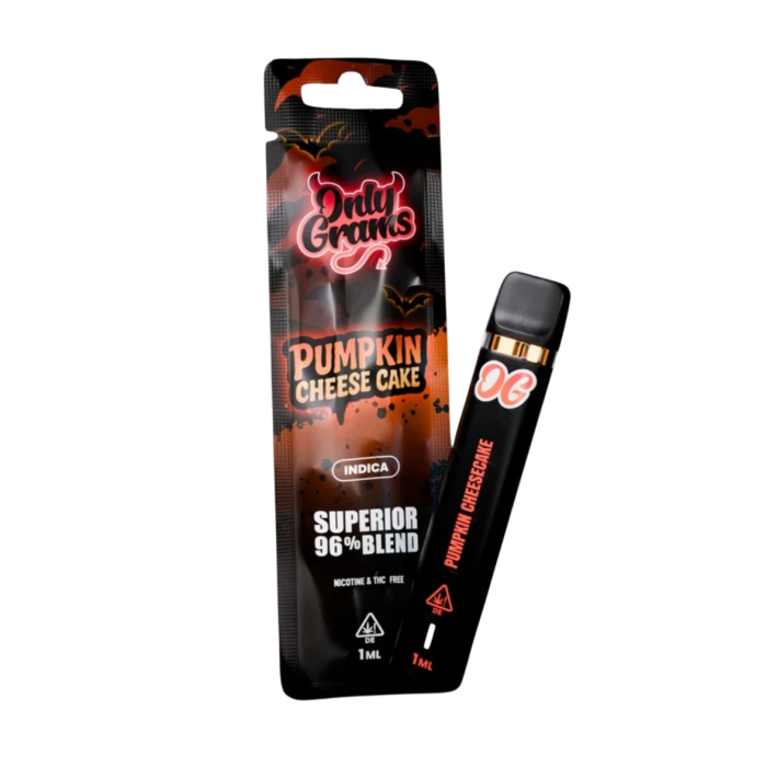 OnlyGrams Superior Vape - Pumpkin Cheese Cake 1ml I 96% Blend Indica