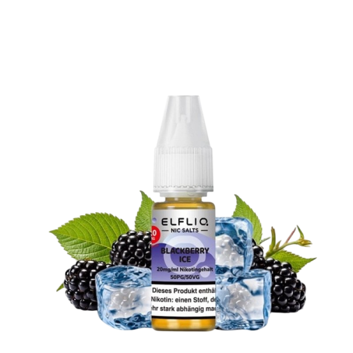 Elfliq Liquid by Elfbar - Blackberry Ice Nikotinsalz 10ml | 20mg/ml