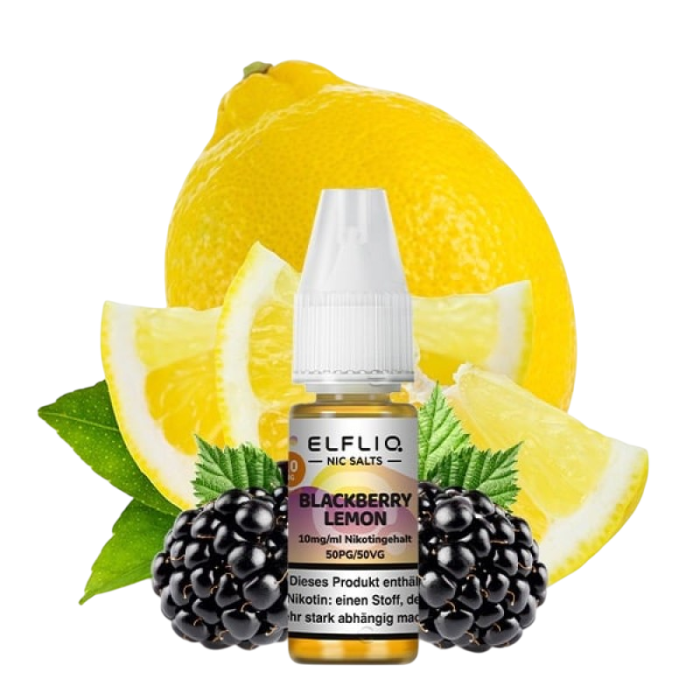 Elfliq Liquid by Elfbar - Blackberry Lemon Nikotinsalz 10ml | 10mg/ml