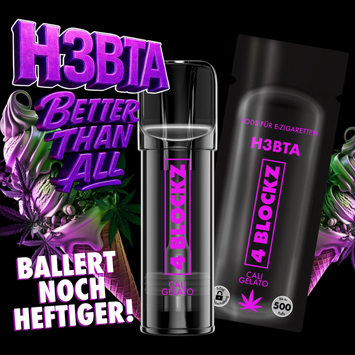 4 Blockz H3BTA Superior Pod - Cali Gelato 2ml