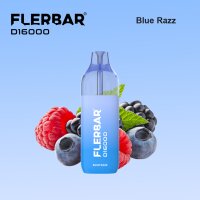 Flerbar D16000 - Blue Razz 20mg/ml (Bundle Pod+Akku)