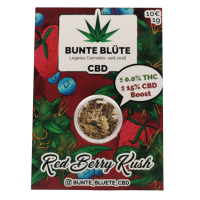 Bunte Blüte CBD-Blüte - Red Berry Kush 1g