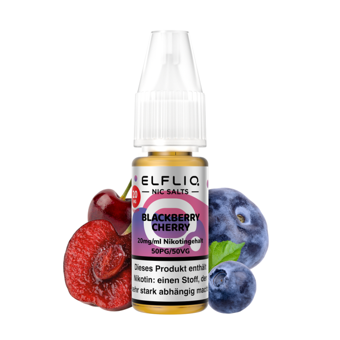 Elfliq Liquid by Elfbar - Blackberry Cherry Nikotinsalz 10ml | 20mg/ml