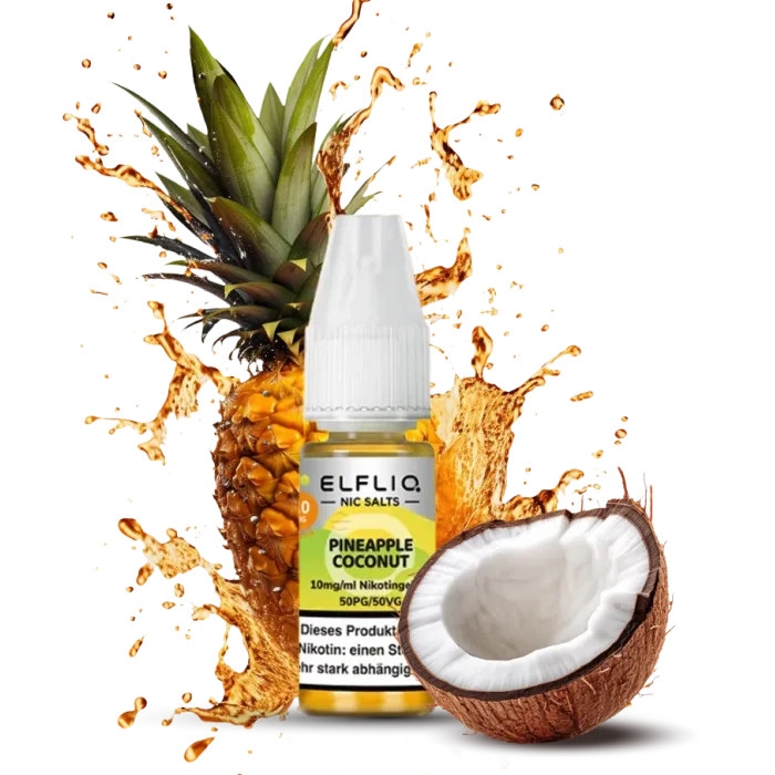 Elfliq Liquid by Elfbar - Pineapple Coconut Nikotinsalz 10ml | 10mg/ml