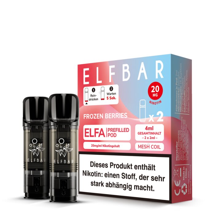 Elfa Prefilled Pod - Frozen Berries 2x2ml | 20mg/ml