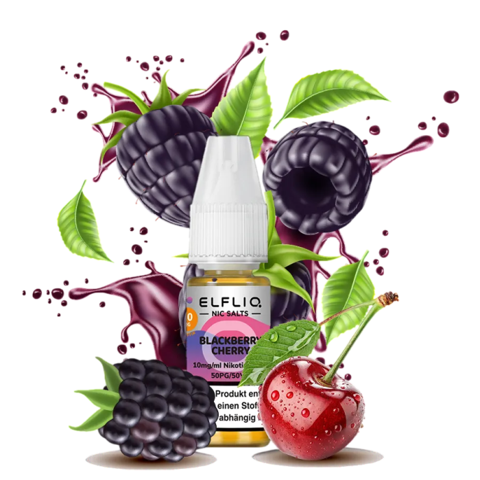Elfliq Liquid by Elfbar - Blackberry Cherry Nikotinsalz 10ml | 10mg/ml