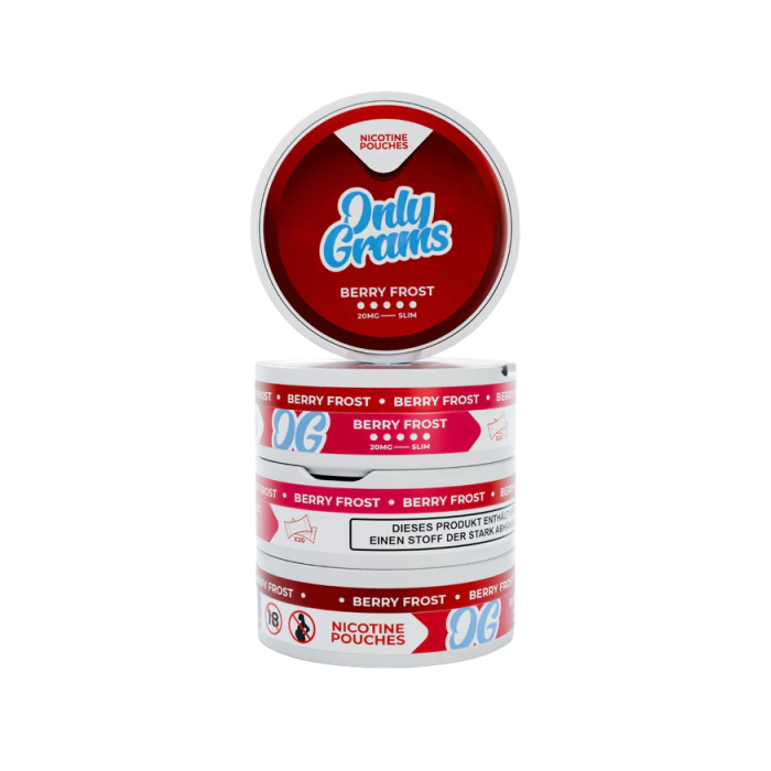 % OnlyGrams Kautabak - Berry Frost | MHD: 23.04.2027
