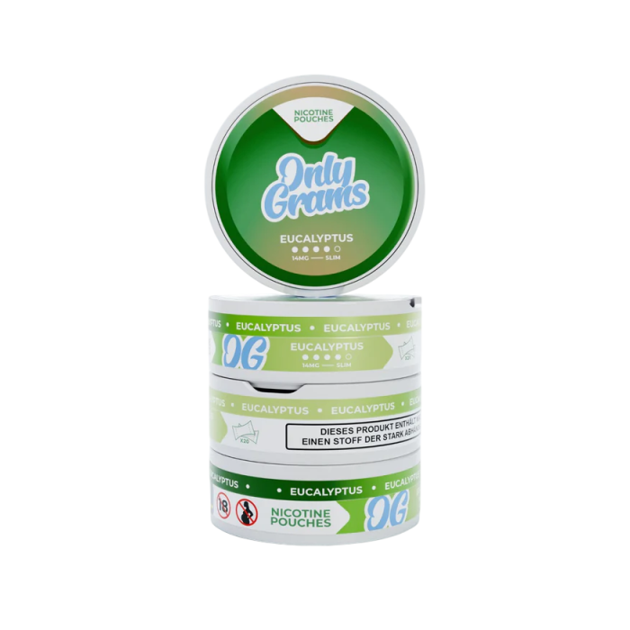 % OnlyGrams Kautabak - Eucalyptus | MHD: 22.04.2027