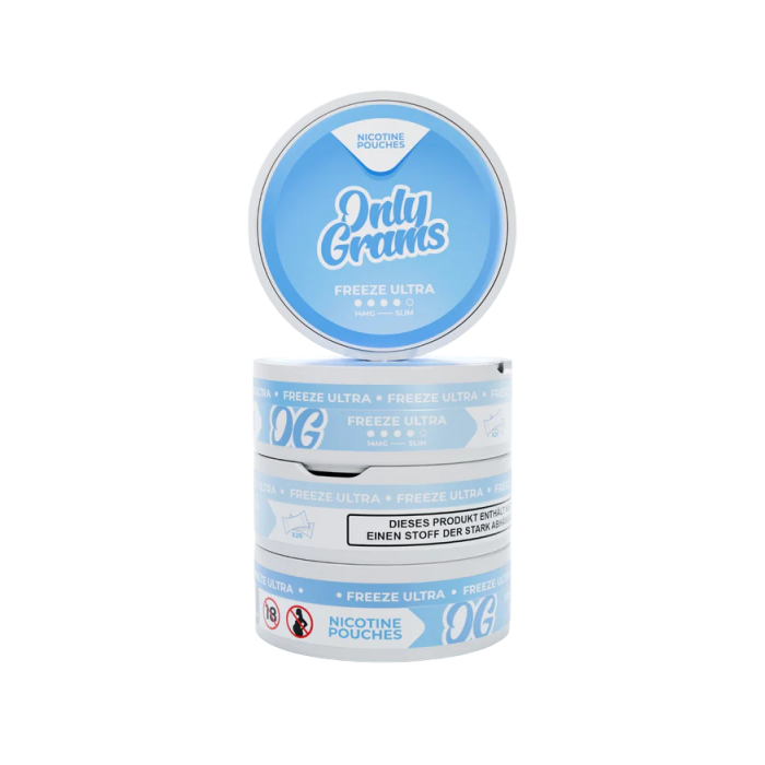 % OnlyGrams Kautabak - Freeze Ultra | MHD: 22.04.2027