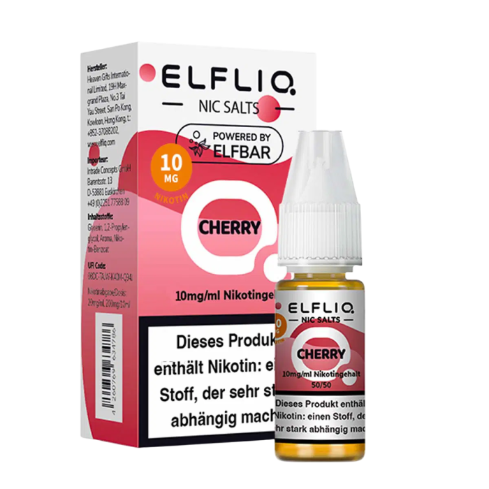 Elfliq Liquid by Elfbar - Cherry Nikotinsalz 10ml | 10mg/ml