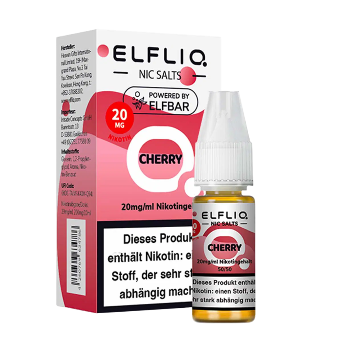 Elfliq Liquid by Elfbar - Cherry Nikotinsalz 10ml | 20mg/ml