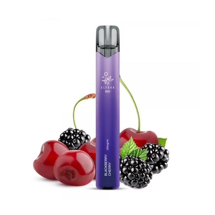 Elfbar 800 Einweg Vape - Blackberry Cherry 2ml | 20mg/ml