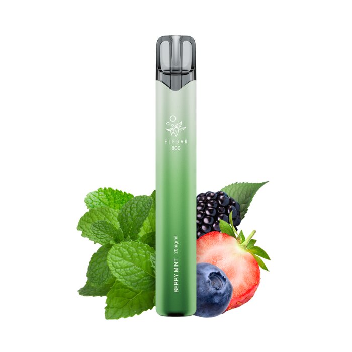 Elfbar 800 Einweg Vape - Berry Mint 2ml | 20mg/ml