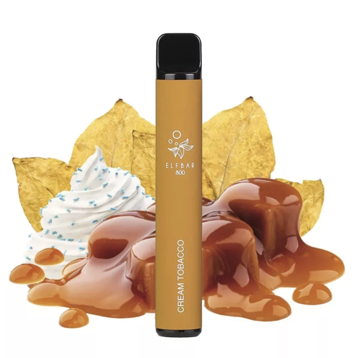 Elfbar 800 Einweg Vape - Cream Tobacco 2ml | 20mg/ml