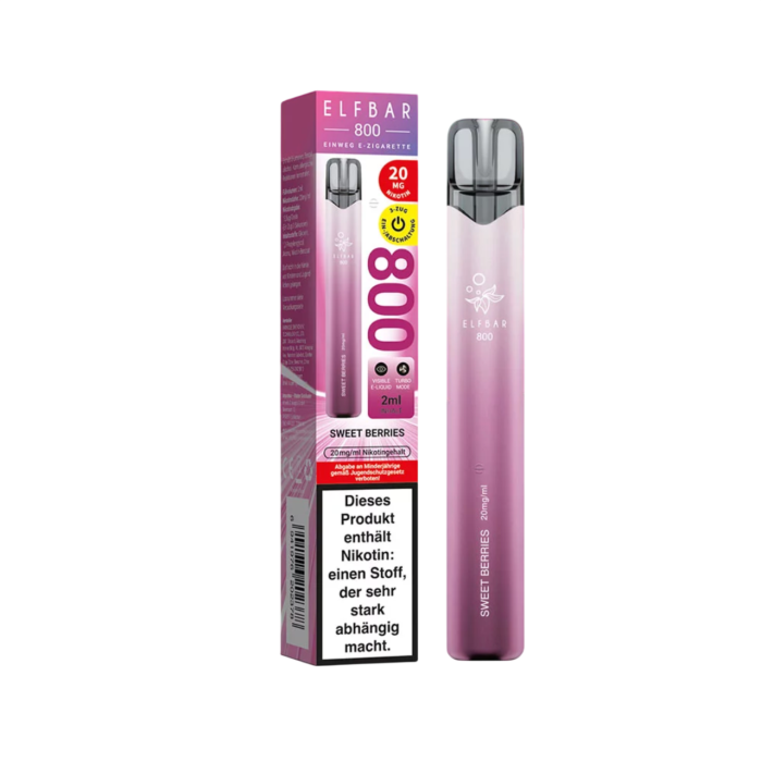 Elfbar 800 Einweg Vape - Sweet Berries 2ml | 20mg/ml