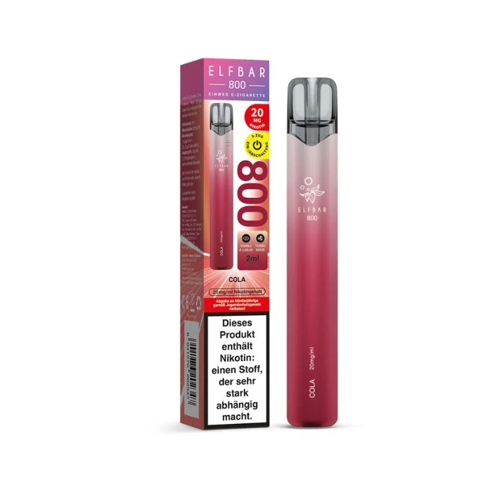 Elfbar 800 Einweg Vape - Cola 2ml | 20mg/ml