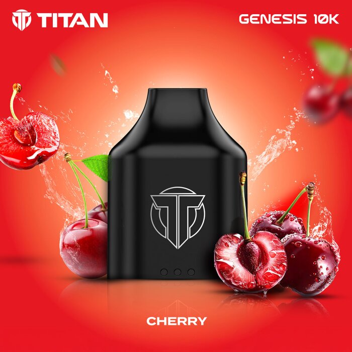 Titan - Refill Container - Cherry- 10ml - 20mg/ml