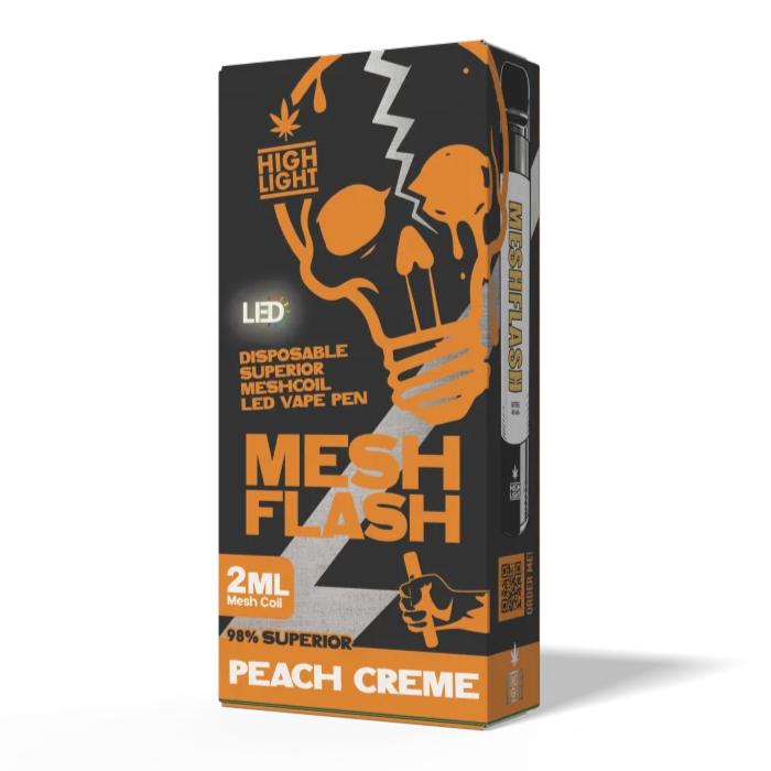 Highlight Meshflash Superior Vape - Peach Creme 2ml I 98% Blend