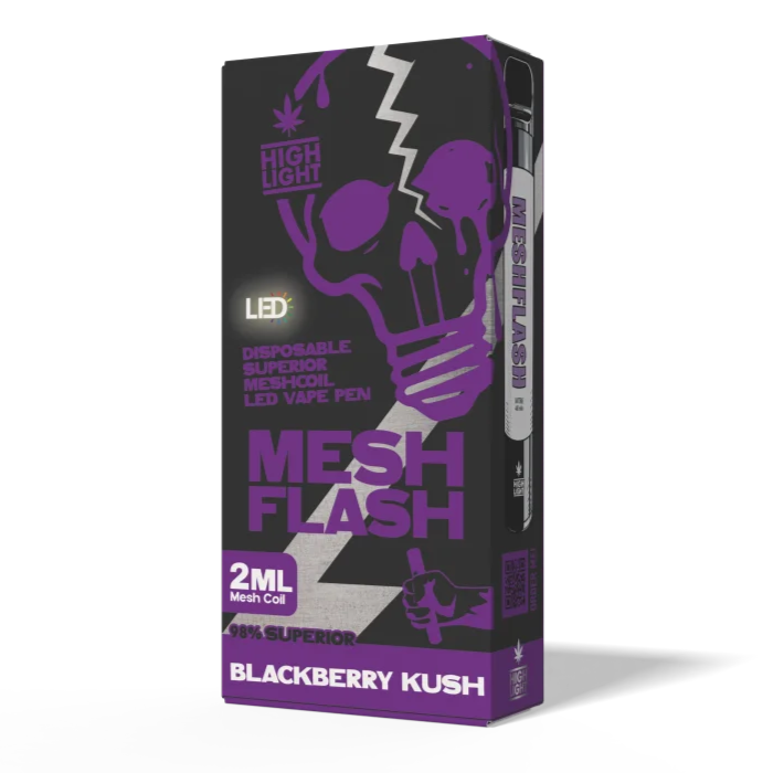 Highlight Meshflash Superior Vape - Blackberry Kush 2ml I 98% Blend
