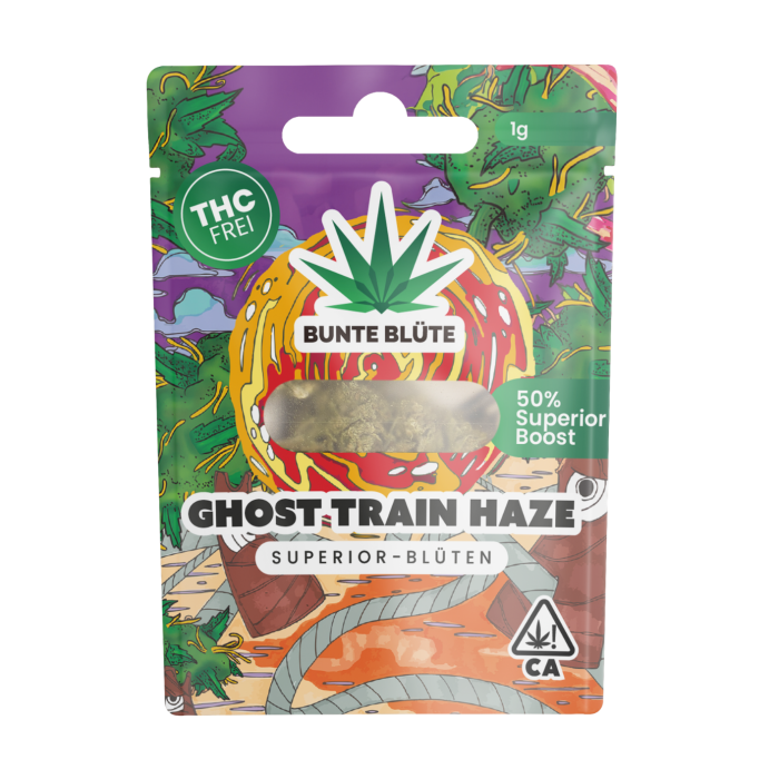 Bunte Blüte Superior Blüte - Ghost Train Haze | 1g