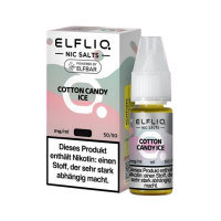 Elfliq Liquid by Elfbar - Cotton Candy Ice Nikotinsalz...