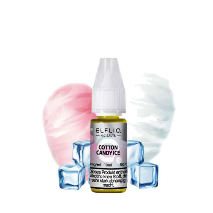 Elfliq Liquid by Elfbar - Cotton Candy Ice Nikotinsalz 10ml | 20mg/ml *AUSLAUFARTIKEL*