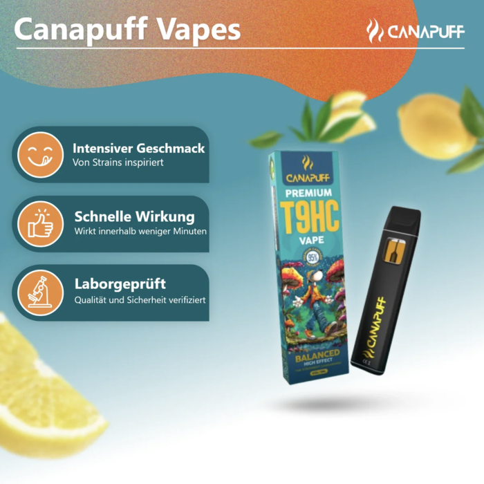Canapuff T9HC Vape - Balanced 1ml I 95%
