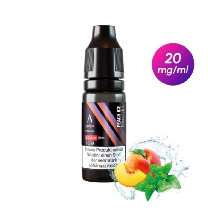 Adalya Liquid - Peach Ice (Berlin Nights) Nikotinsalz 10ml | 20mg/ml