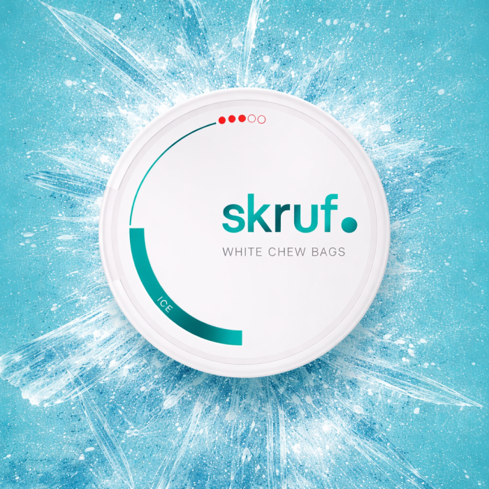 Skruf Kautabak - Ice White Chew Bags #3 | 12mg/g