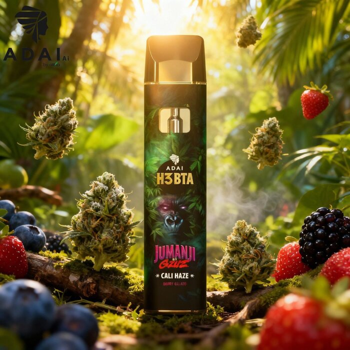 Jumanji by GZUZ H3BTA Vape - Cali Haze (Berry Gelato) 1ml | 96%