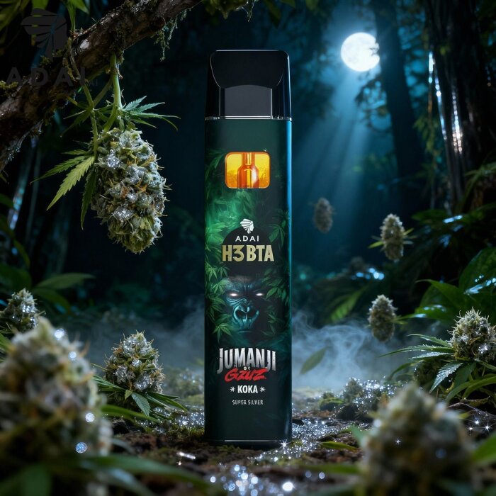 Jumanji by GZUZ H3BTA Vape - Koka (Super Silver Haze) 1ml | 96%