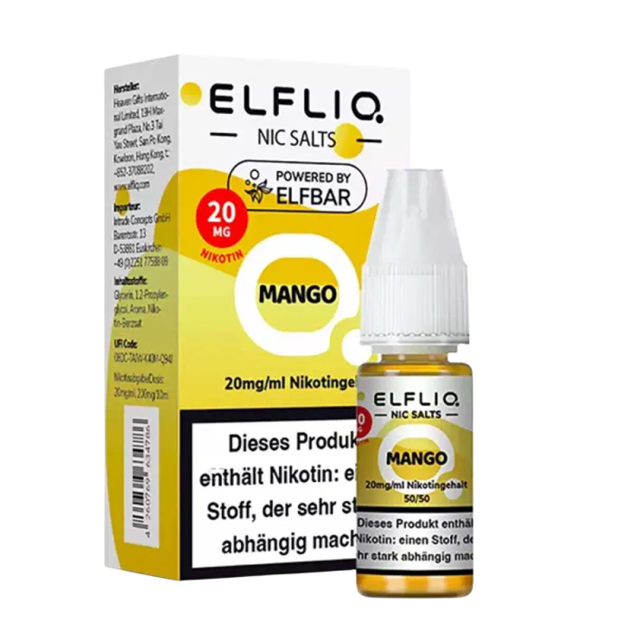 Elfliq Liquid by Elfbar - Mango Nikotinsalz 10ml | 20mg/ml