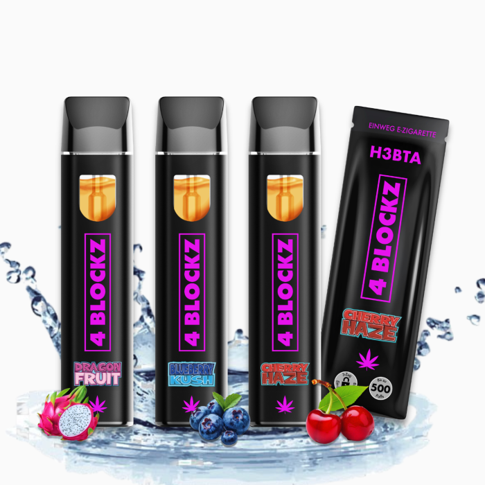 4 Blockz H3BTA Superior Vape - verschiedene Sorten 1ml I 95% Blend