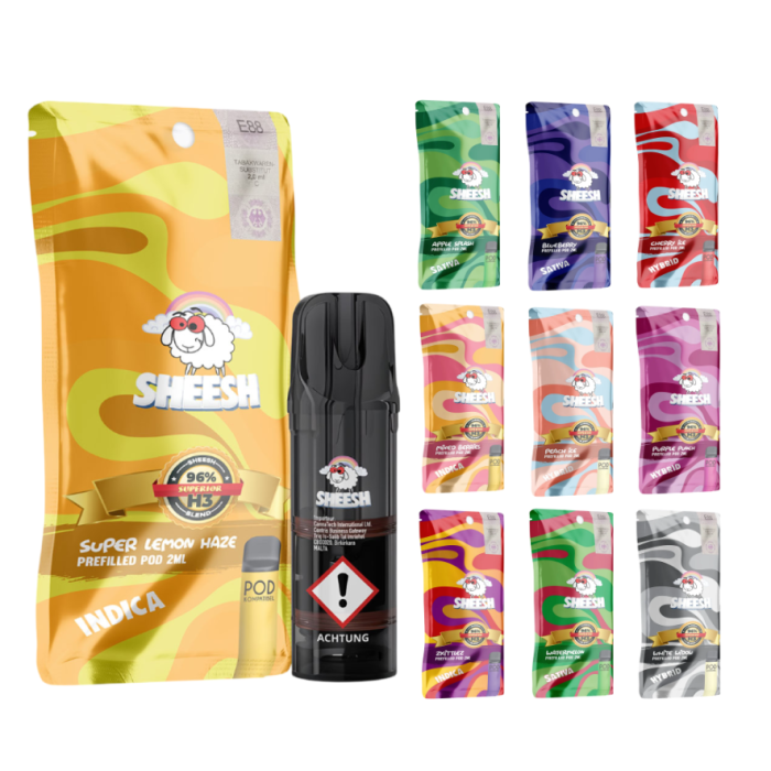 Sheesh H3 Superior Pod - verschiedene Sorten 2ml I 96% Blend Hybrid