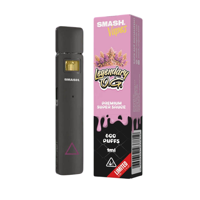 Smash Super Sauce Vape - Legendary OG 1ml | 600 Puffs