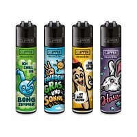 Clipper Feuerzeuge - FFX 420 German | 48St. Display