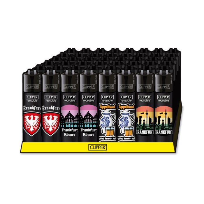 Clipper Feuerzeuge - FFX Frankfurt | 48St. Display