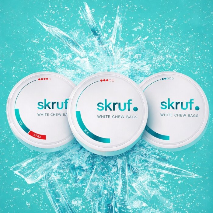 Skruf Kautabak - Ice White Chew Bags