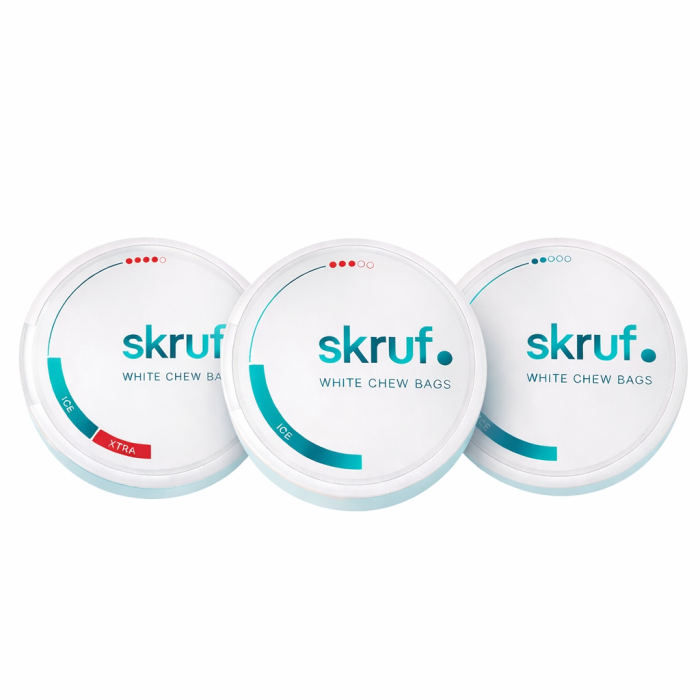 Skruf Kautabak - Ice White Chew Bags
