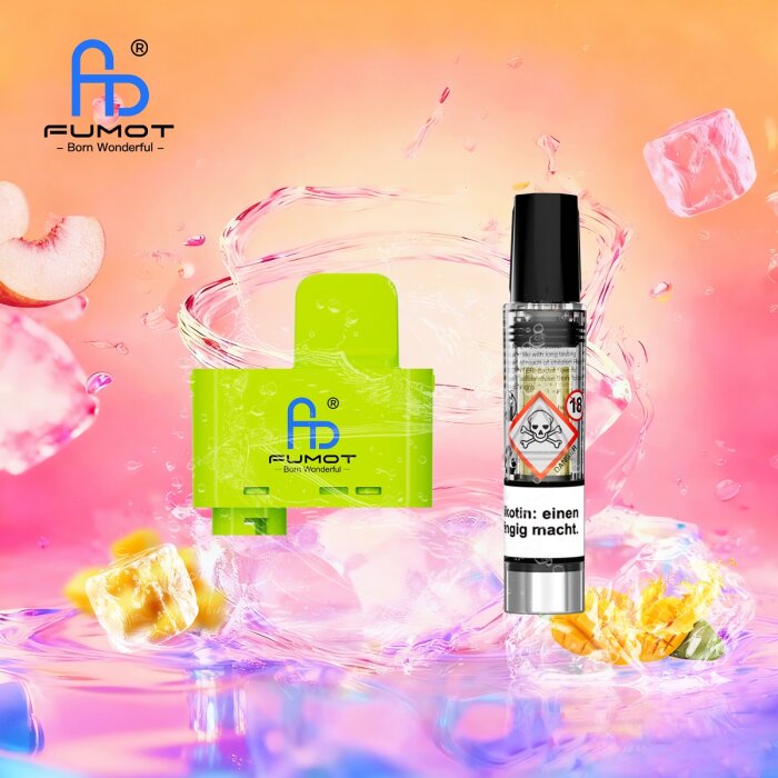 RandM Tornado Big Puff Prefilled Pod - Peach Mango 10ml | 20mg/g