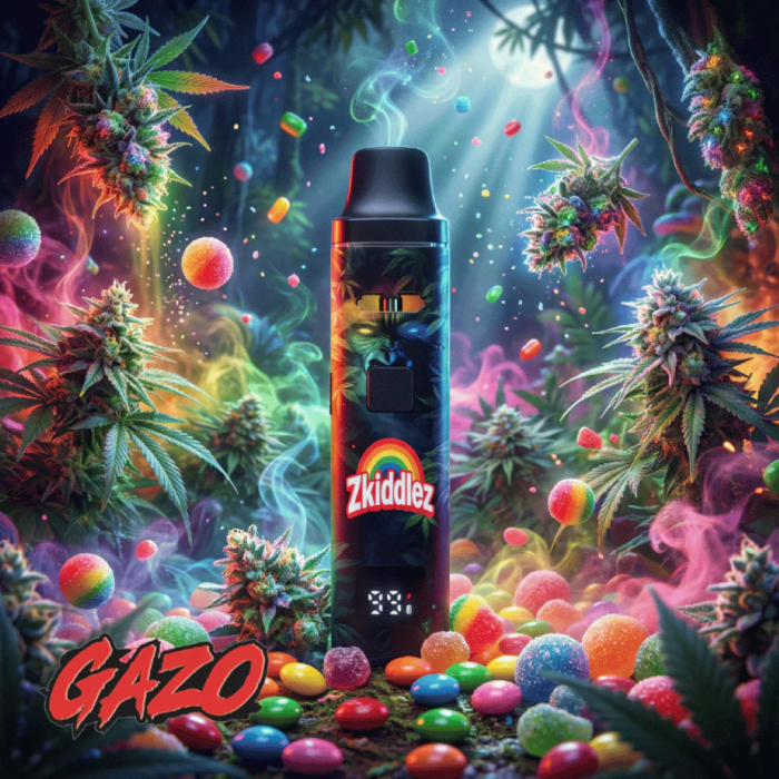 Gazo PRO H3BTA Vape - Zkittlez | 1ml