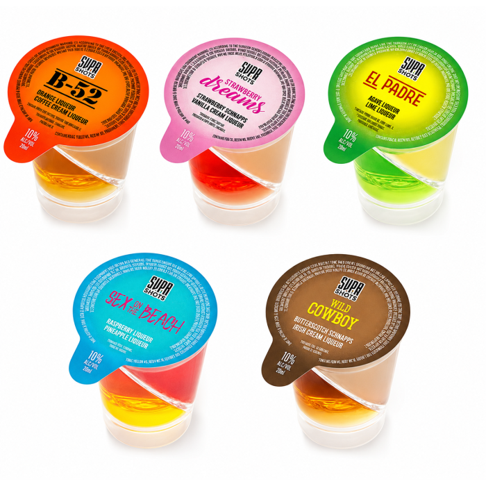 Supa Shots - Verschiedene Sorten 3x30ml | 16% alc.