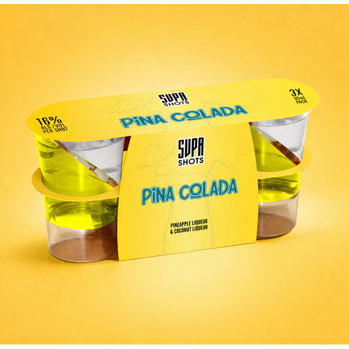 Supa Shots - Piña Colada 3x30ml | 16% alc.
