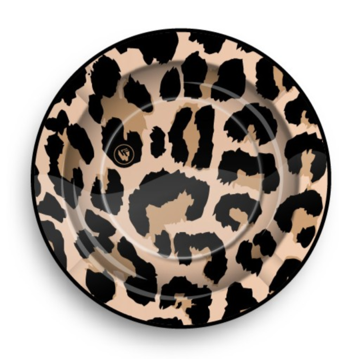 Fire-Flow Metal Aschenbecher - Leopard | 135mm