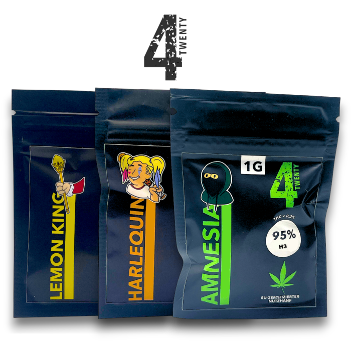 4Twenty Blüten - verschiedene Strain 1g I 95% H3 Hybrid