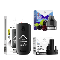 Arcbear Pro 15000 Bundle - Schwarz + Blackberry Ice 10ml...