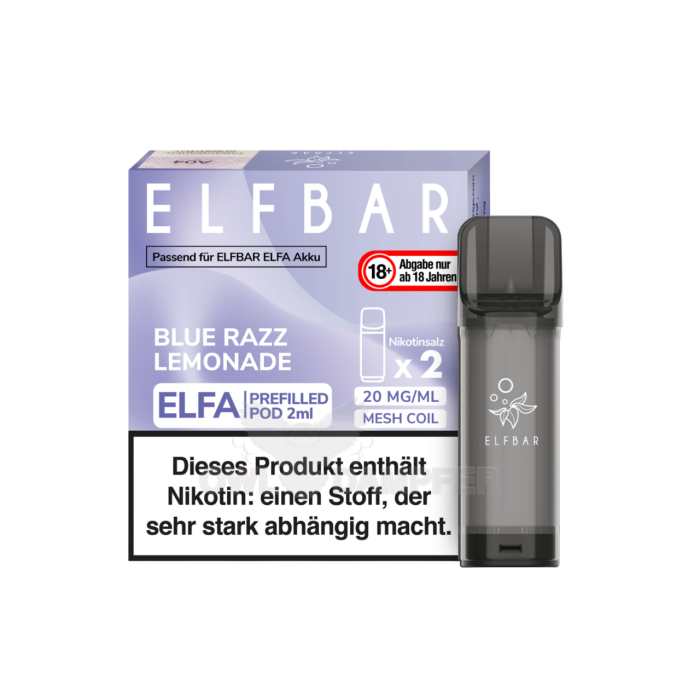 Elfa Prefilled Pod - Blue Razz Lemonade 2x2ml | 20mg/ml