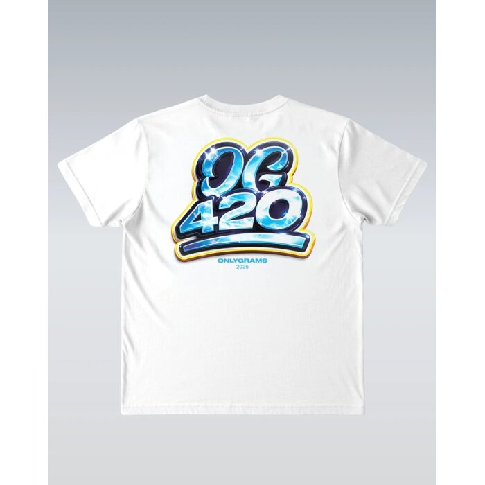 OnlyGrams "420" T-Shirt - White - Medium