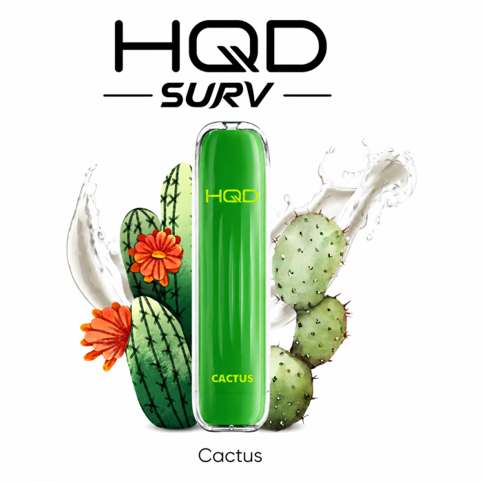 HQD Surv Einweg Vape - Cactus 2ml | 18mg/ml - NEU